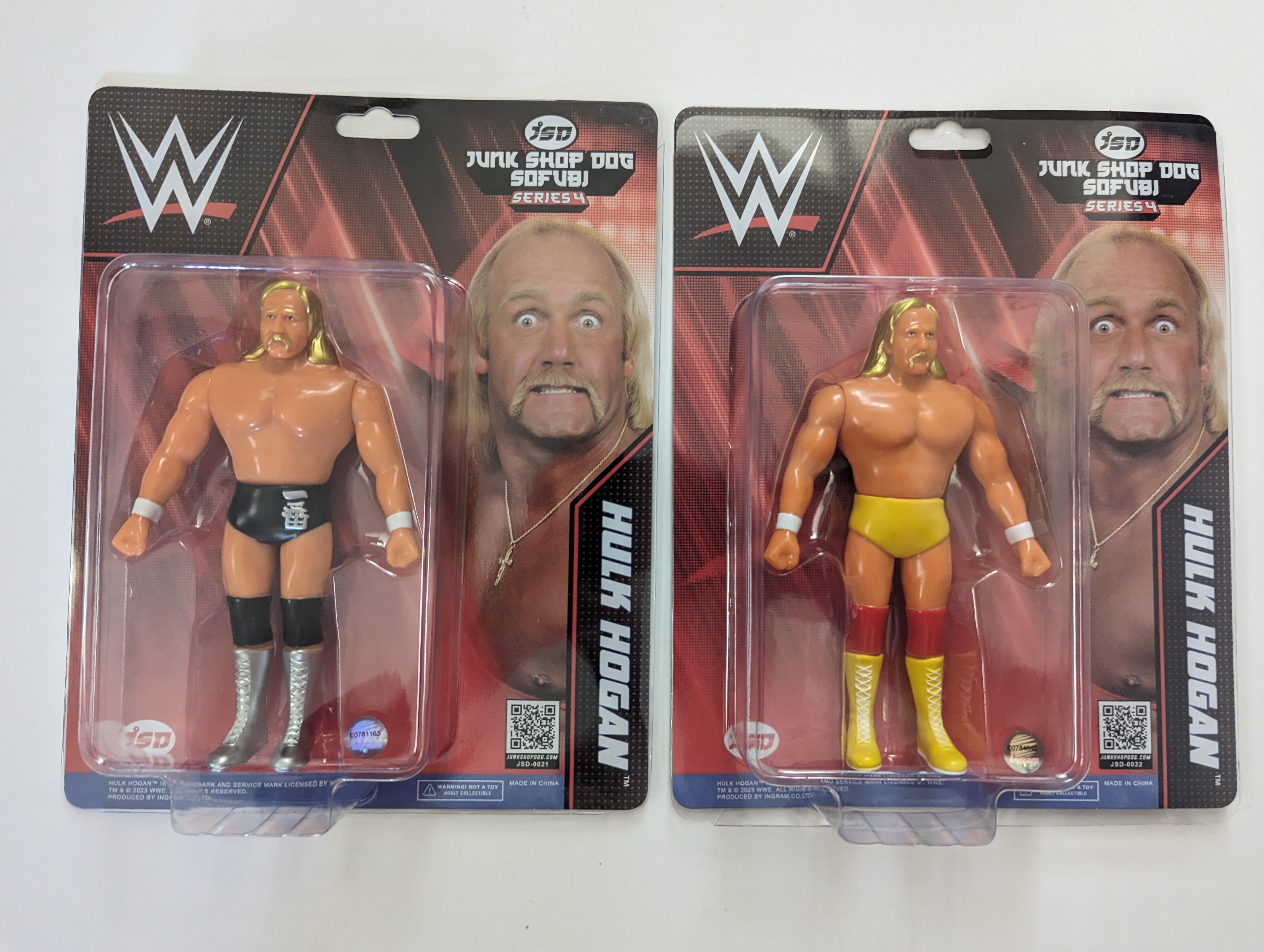 Junk Shop Dog Sofubi & WWE Pro Wrestling Series 4 Hulk Hogan – J+J
