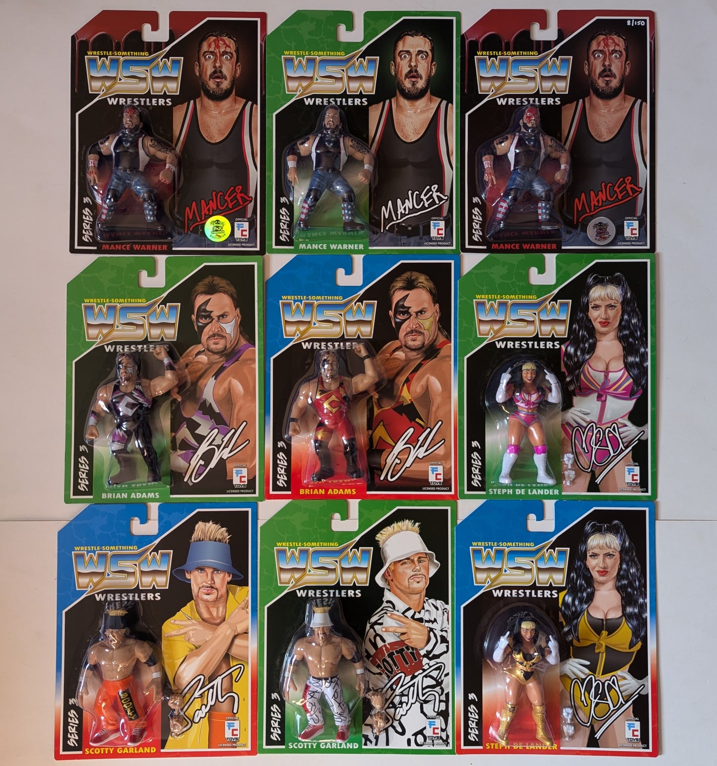 Figure Collections (FC) Wrestle Something Wrestlers 3 Bundle