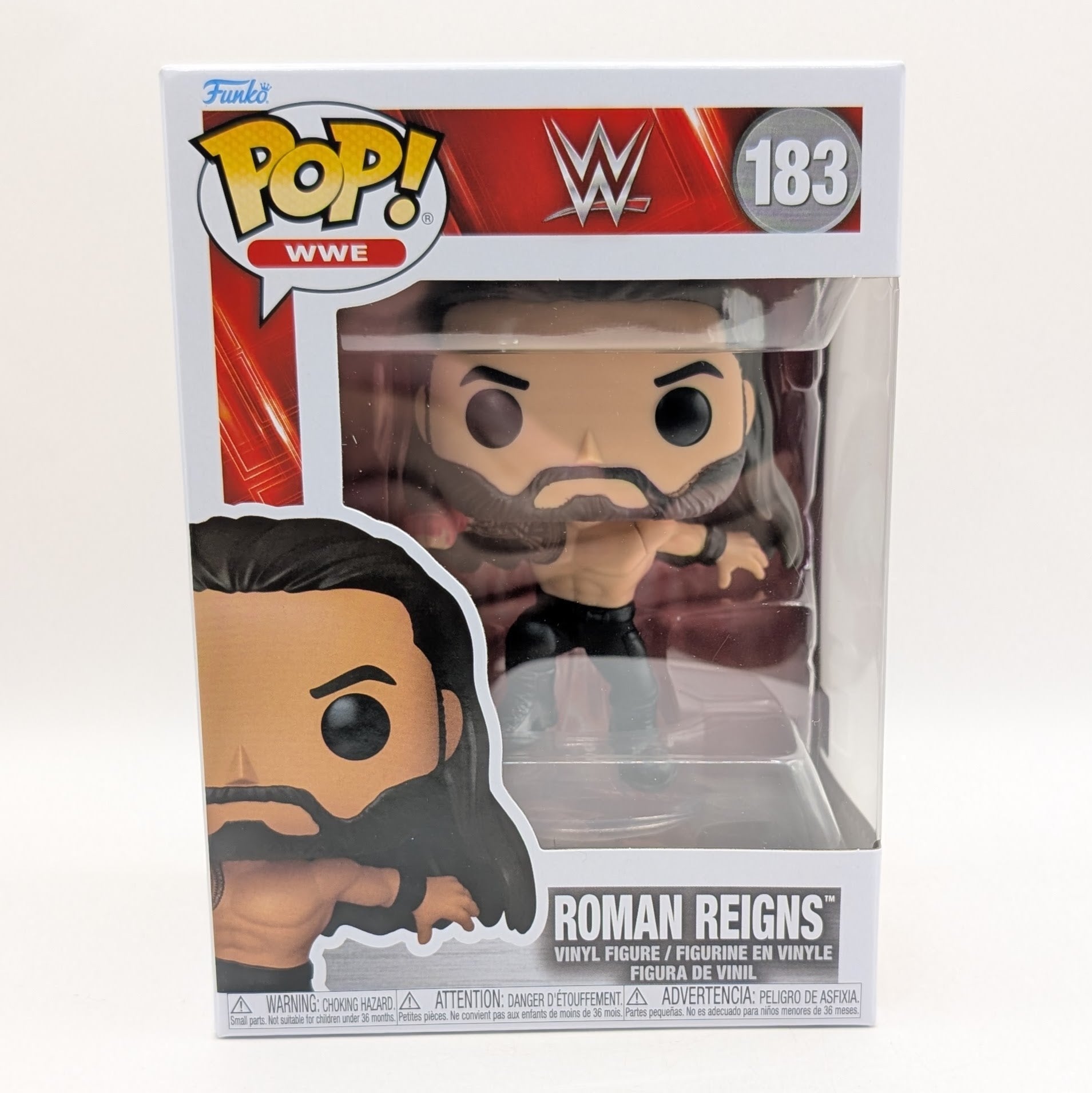 激レアG-RAP 3D FUNK THE WORLD Funko Wrestling POP! WWE Roman Reigns (#183) – J+J Figures