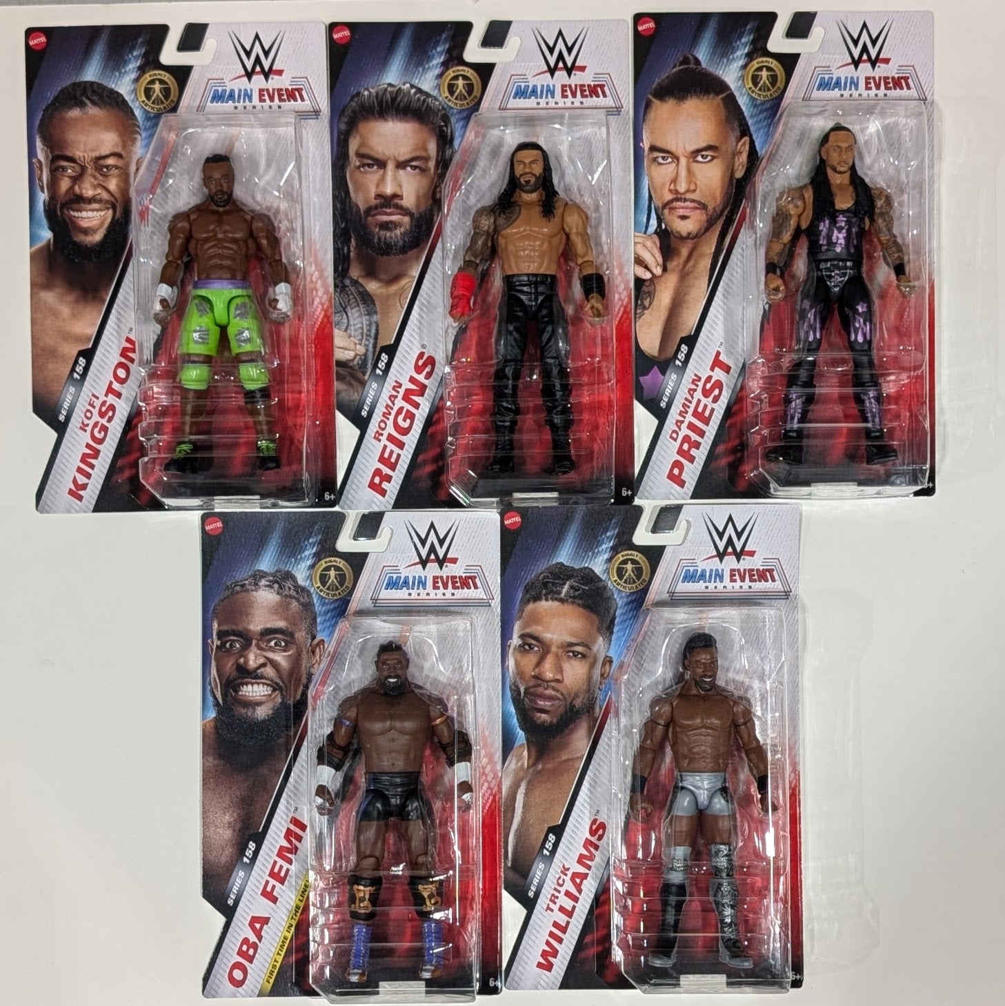 Main Event 158 - Set of 5 (Damian Priest, Kofi Kingston, Oba Femi