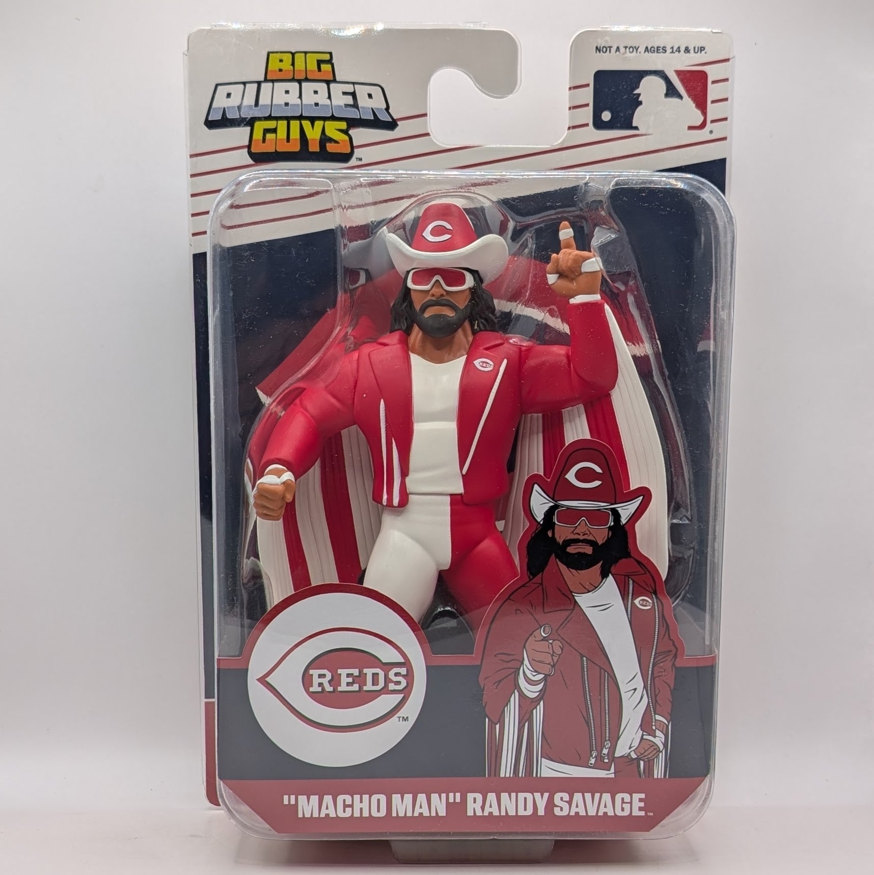 Major Big Rubber Guys MLB Macho Man Randy Savage (Cincinnati Reds