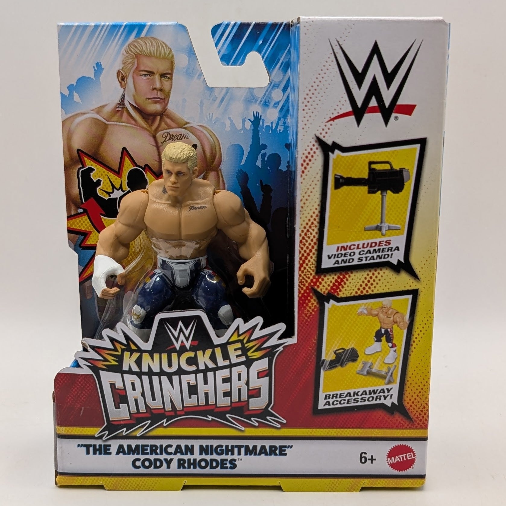Mattel WWE Knuckle Crunchers 8 Cody Rhodes – J+J Figures