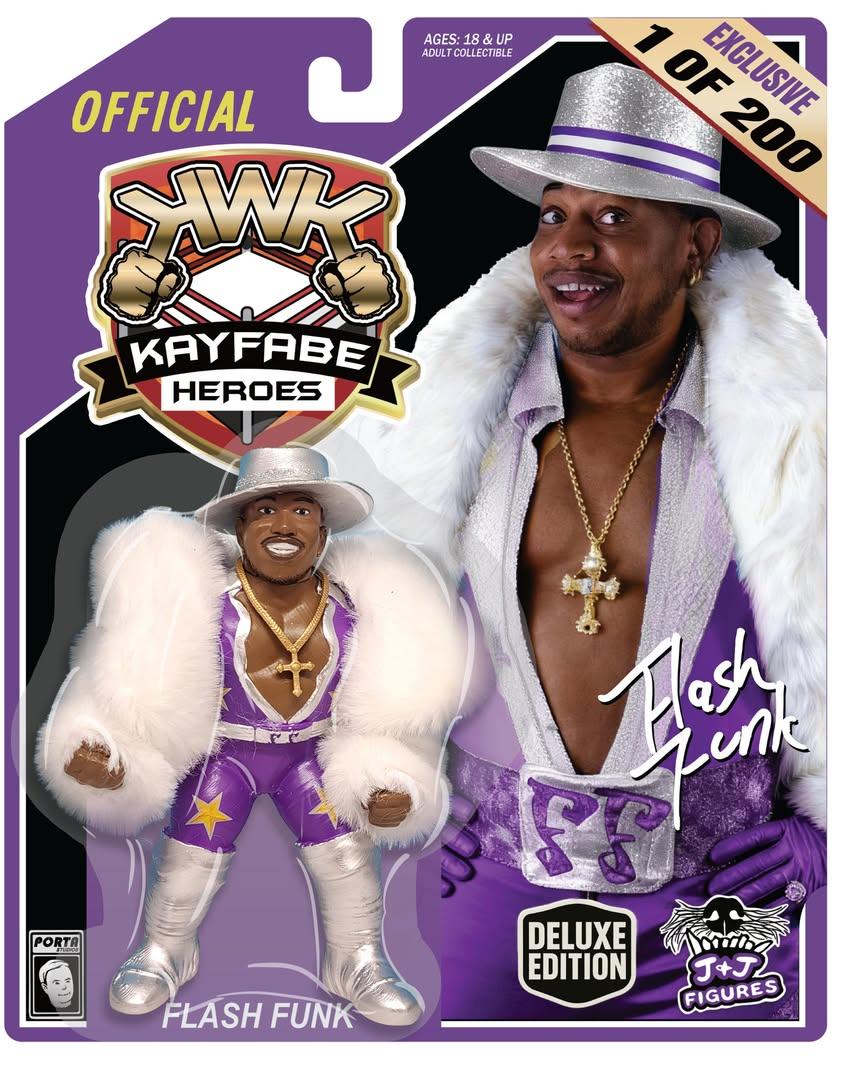 PRE-ORDER*** KWK 2025 Kayfabe Heroes Flash Funk – J+J Figures