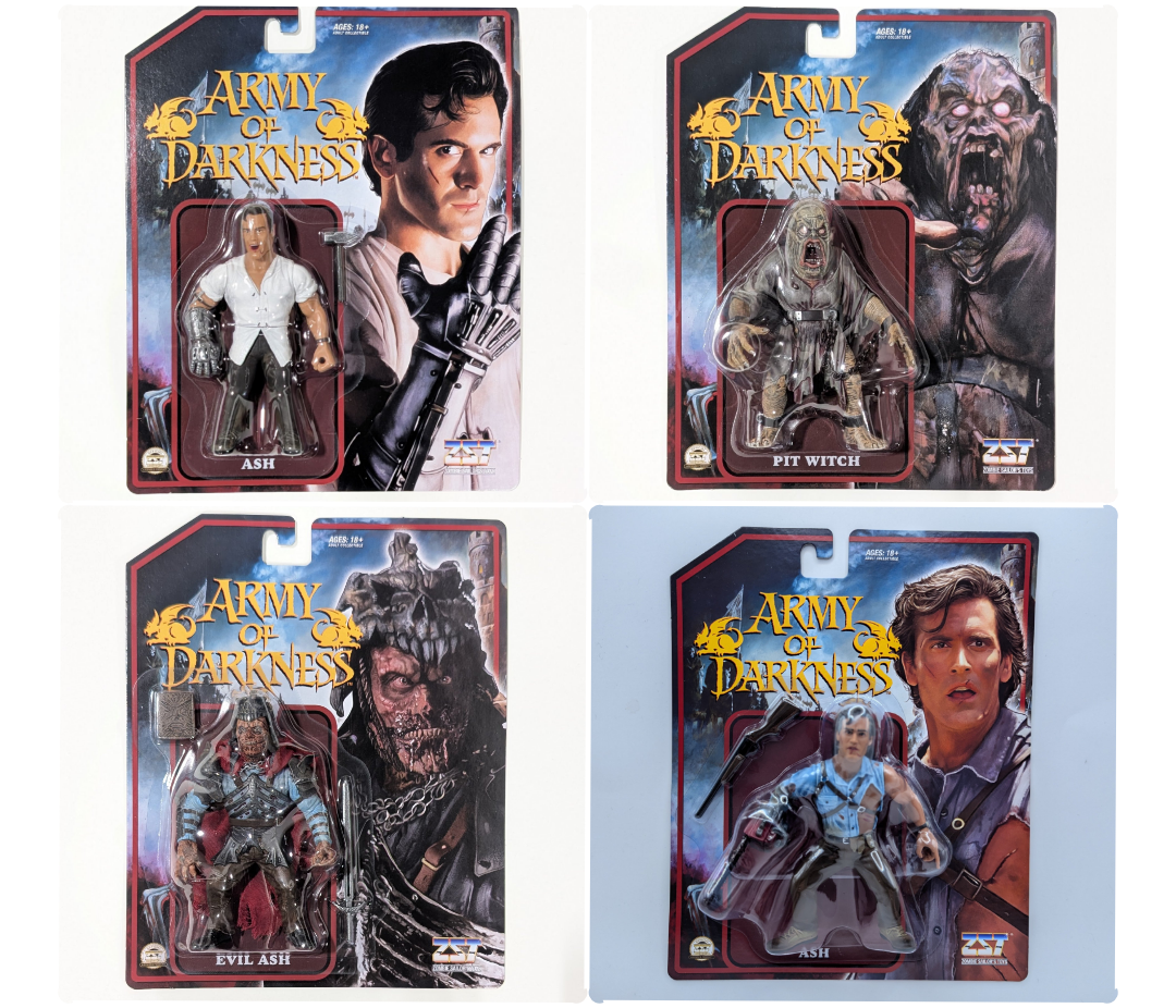 Zombie Sailor Army of Darkness Set of 4 Bundle (Ash, Evil Ash, Mechanical Arm Ash, & Pit Witch)