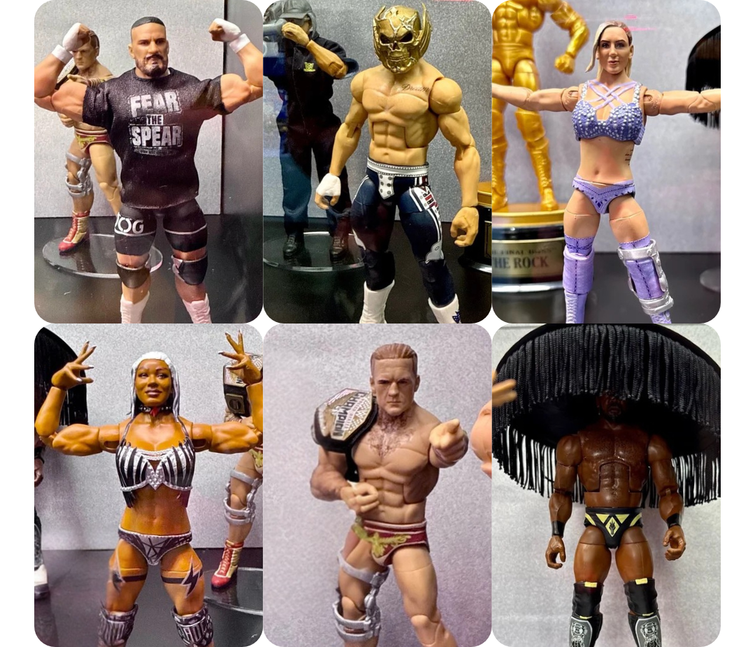 ***PRE-ORDER*** Elite 130 - Set of 6 (Bron Breakker, Charlotte Flair, Cody Rhodes, Ilja Dragunov, Jade Cargill, & Xavier Woods)