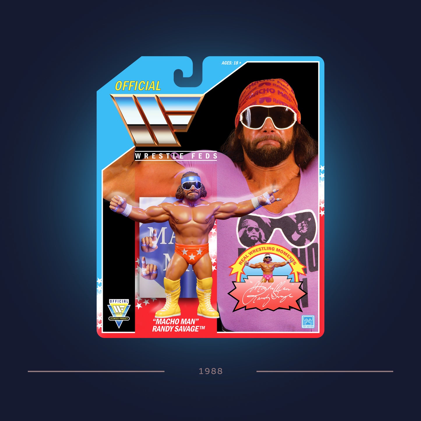 Toy Notion Wrestle Feds 1 'Macho Man' Randy Savage