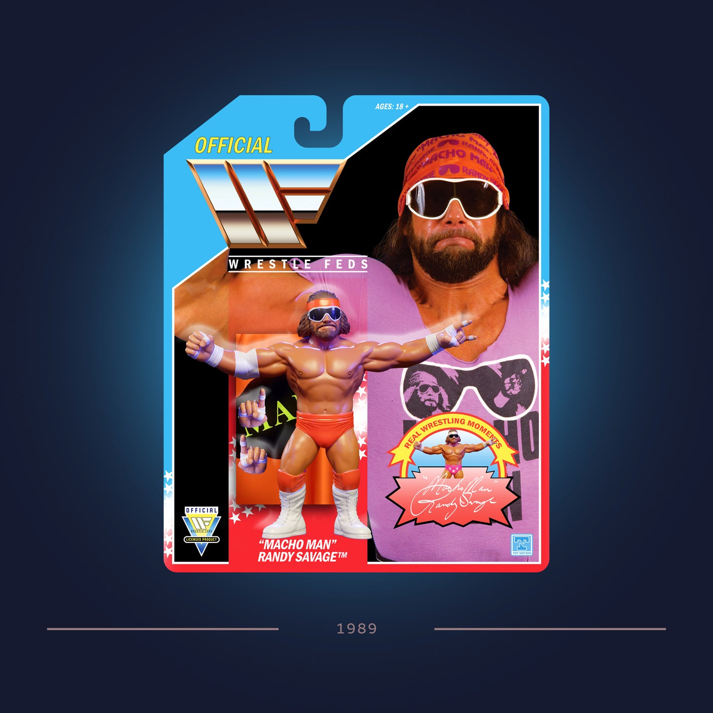 Toy Notion Wrestle Feds 1 'Macho Man' Randy Savage