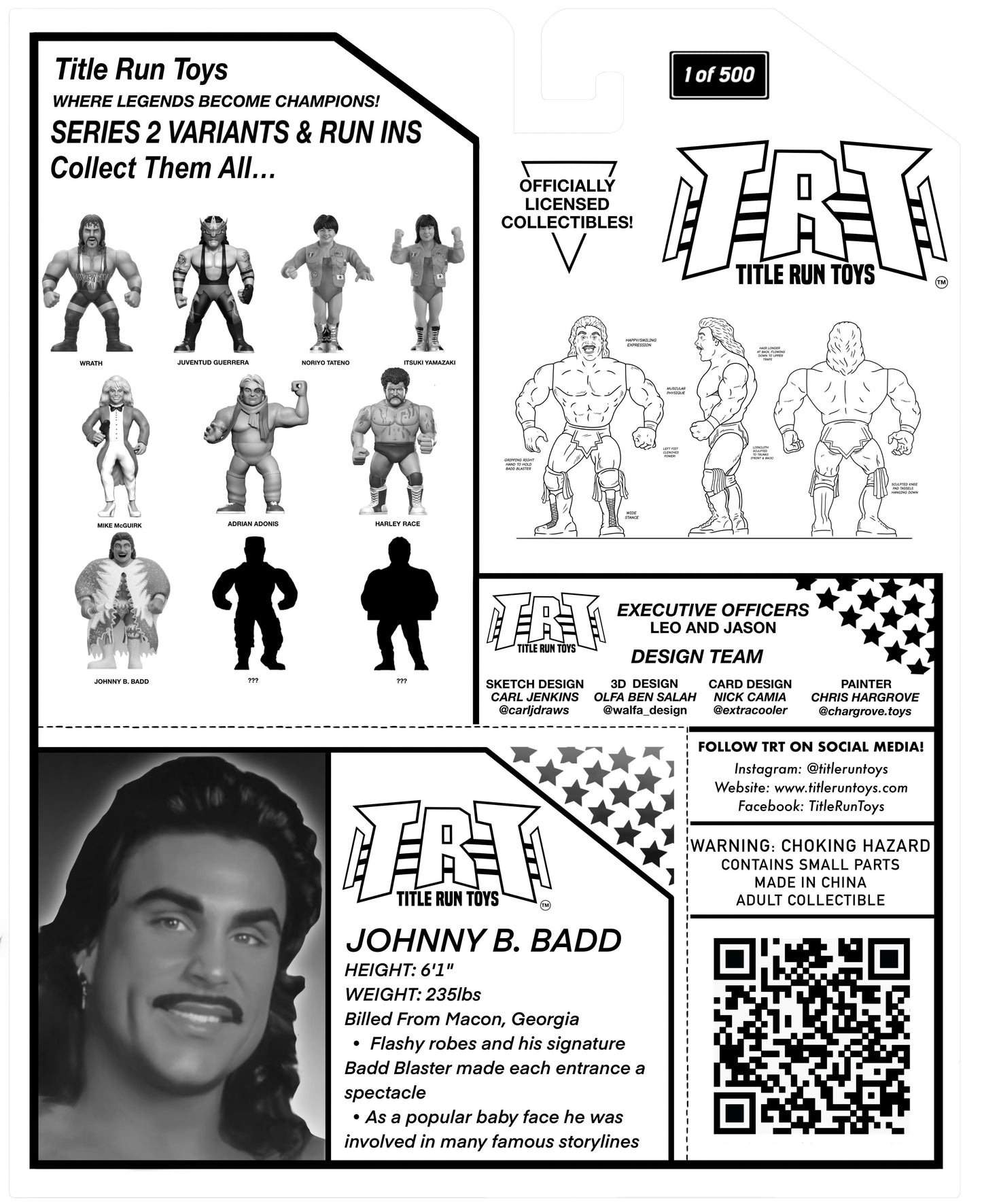 ***PRE-ORDER*** Title Run Toys Series 2 Johnny B. Badd