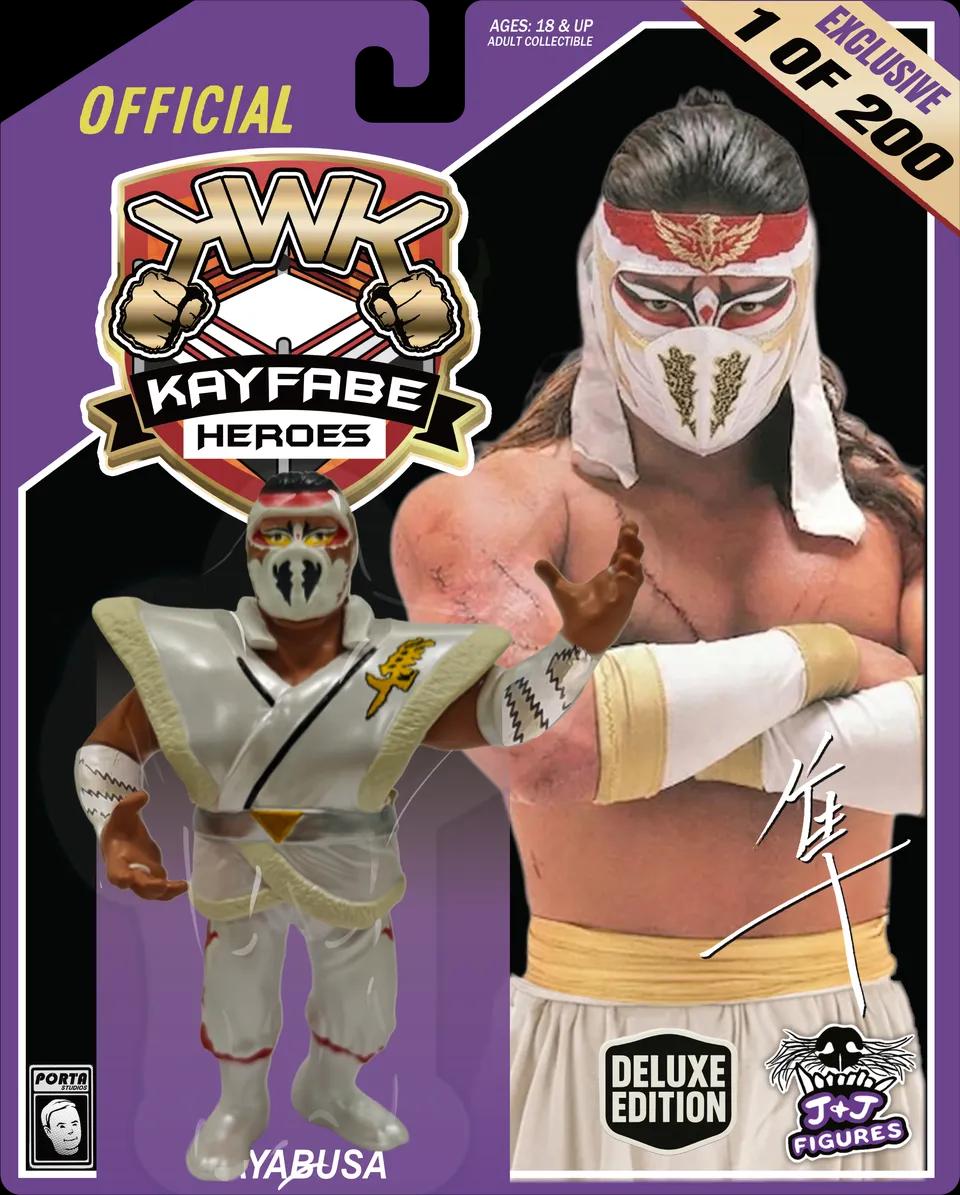 ***PRE-ORDER*** KWK 2026 Kayfabe Heroes The Great Sasuke vs. Hayabusa Bundles