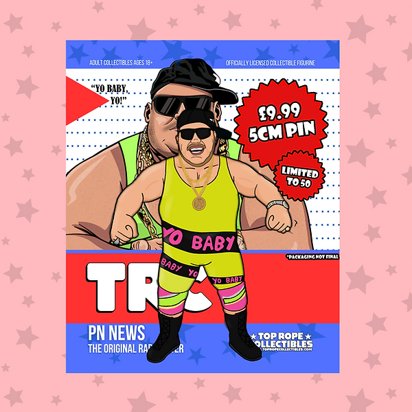 ***PRE-ORDER*** Top Rope Collectibles PN News 2in Enamel Pin