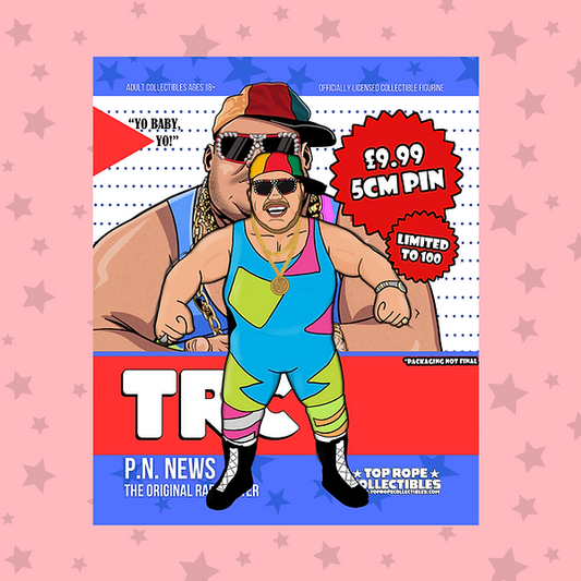 ***PRE-ORDER*** Top Rope Collectibles PN News 2in Enamel Pin