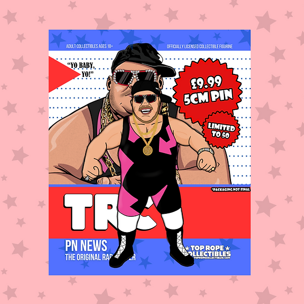 ***PRE-ORDER*** Top Rope Collectibles PN News 2in Enamel Pin