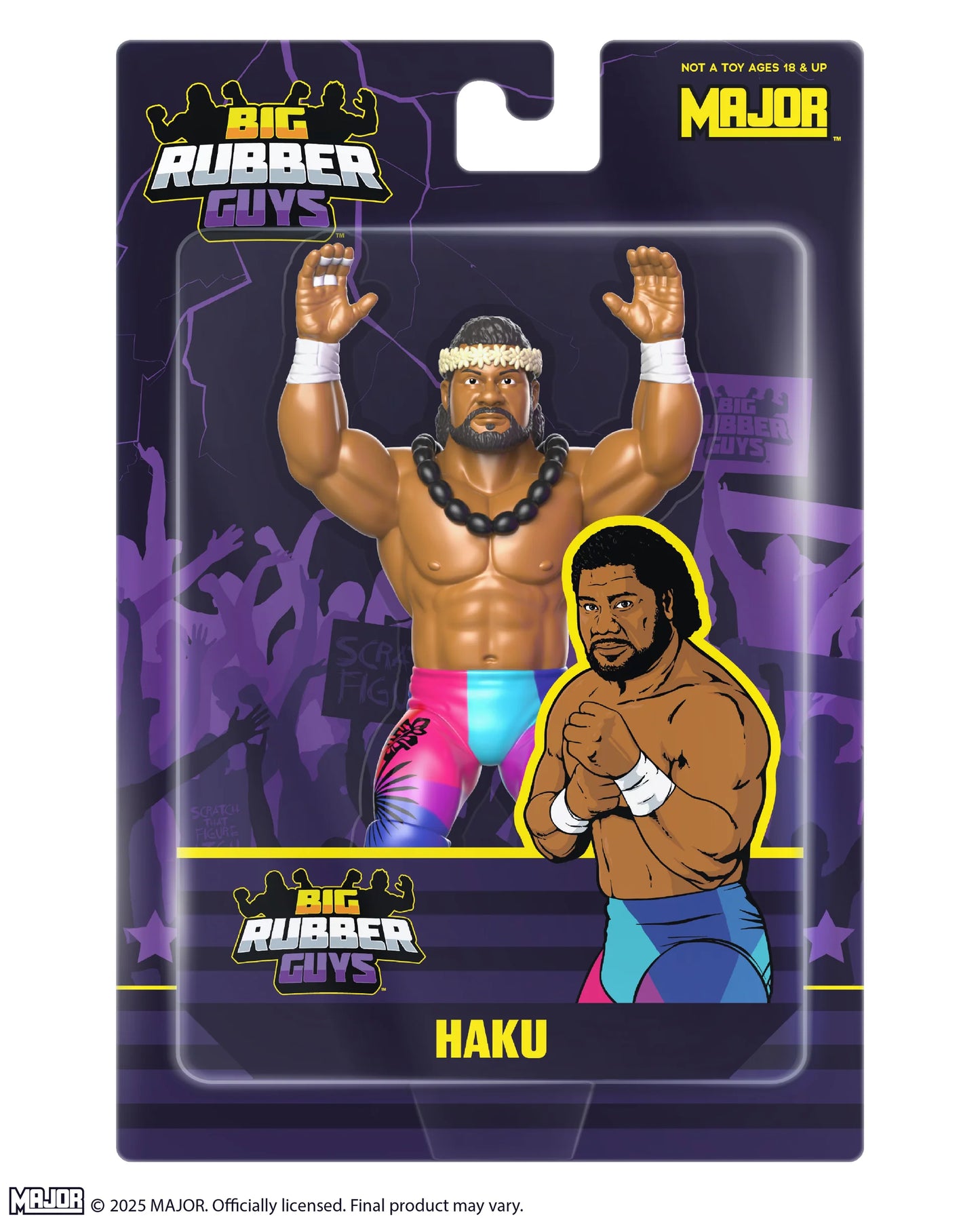 ***PRE-ORDER*** Major Big Rubber Guys 13 Bundle of 4 (Bruiser Brody, Haku, Kerry Von Erich & Tonga Kid)