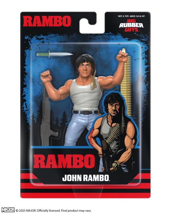 ***PRE-ORDER*** Major Big Rubber Guys John Rambo (Rambo)