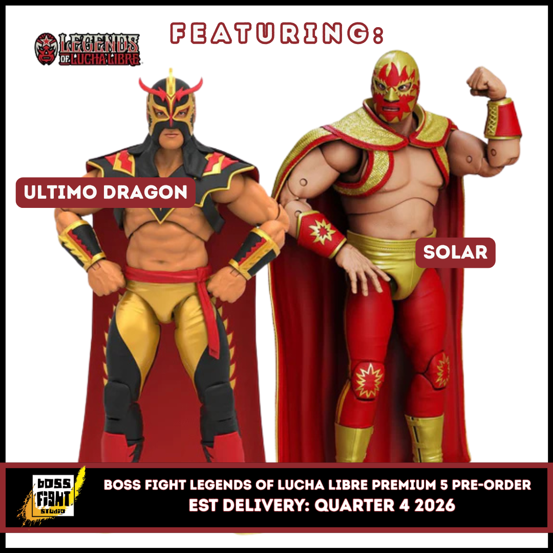 ***PRE-ORDER*** Boss Fight Legends of Lucha Libre Premium 5 - Set of 2 (Solar & Ultimo Dragon)