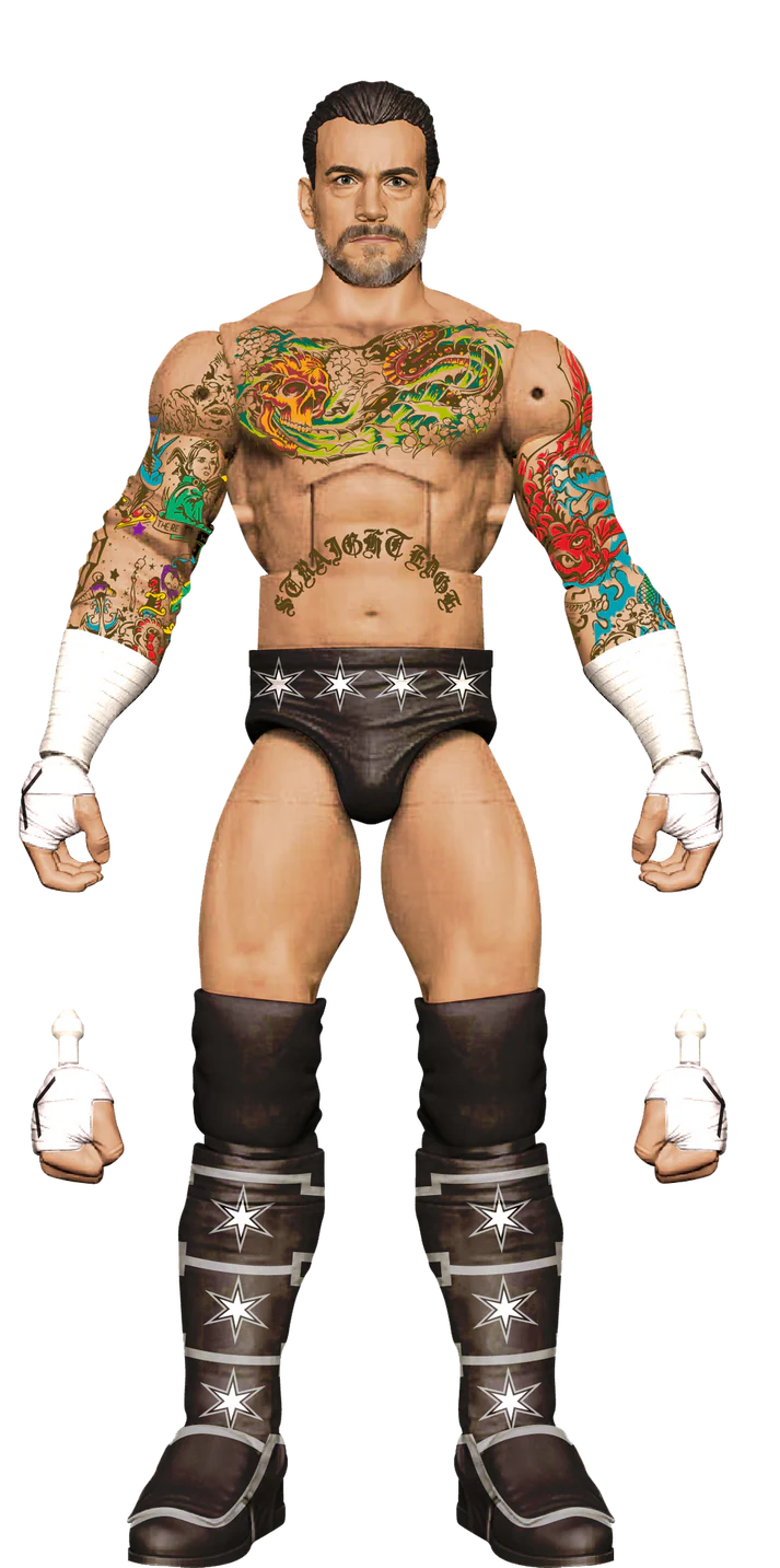 ***PRE-ORDER*** Elite 124 - Set of 6 (Alex Shelley, Chris Sabin, CM Punk, Jey Uso, Lyra Valkyria & Rey Mysterio)