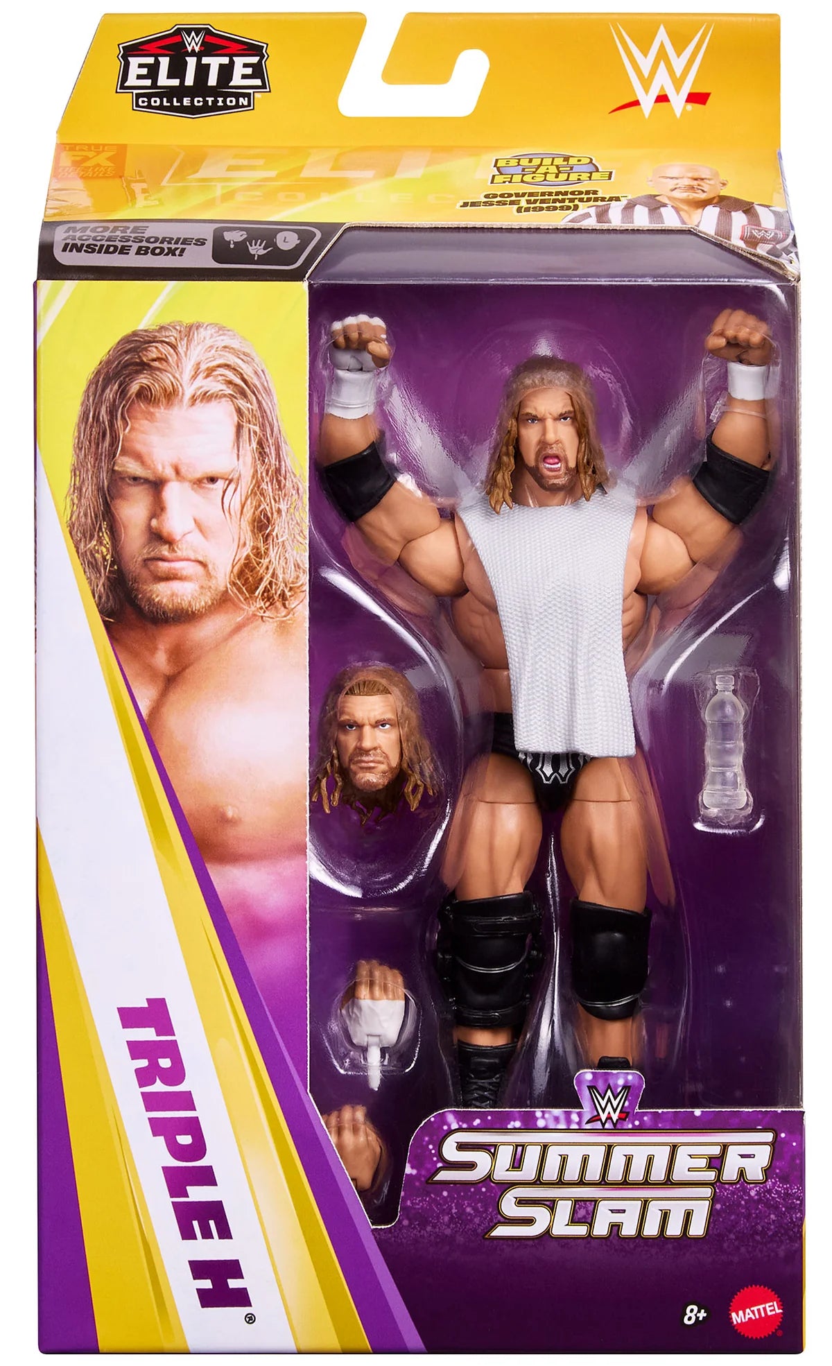 ***PRE-ORDER*** Elite Summerslam 2026 - Set of 5 (Chyna, Mankind, Steve Austin, Triple H, & Build-A-Figure Jesse Ventura)