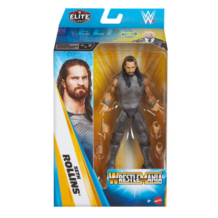 ***PRE-ORDER*** Elite Wrestlemania 42 - Set of 5 (Jake Roberts, John Cena, Seth Rollins, Stardust & Build A Figure Sam Roberts)