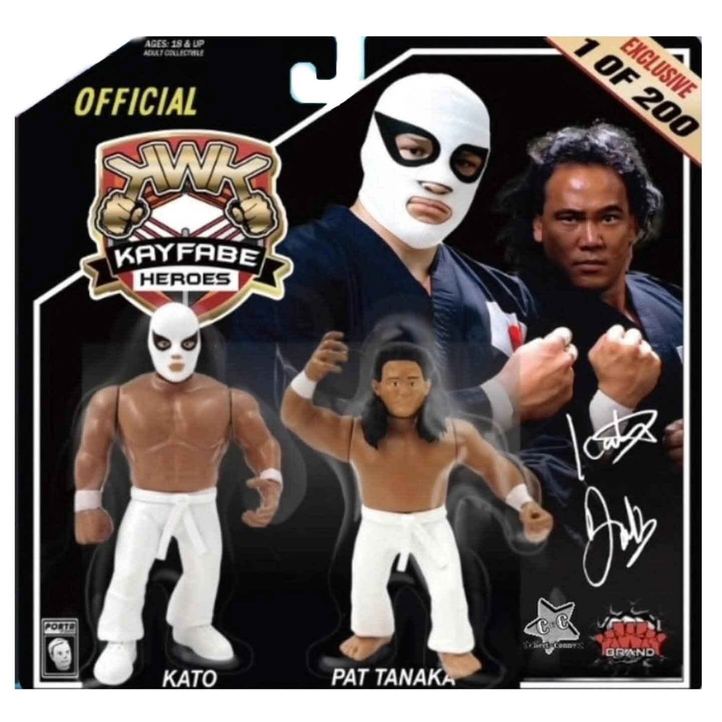 ***PRE-ORDER*** KWK 2025 Kayfabe Heroes 2-Pack Orient Express (Kato & Pat Tanaka)