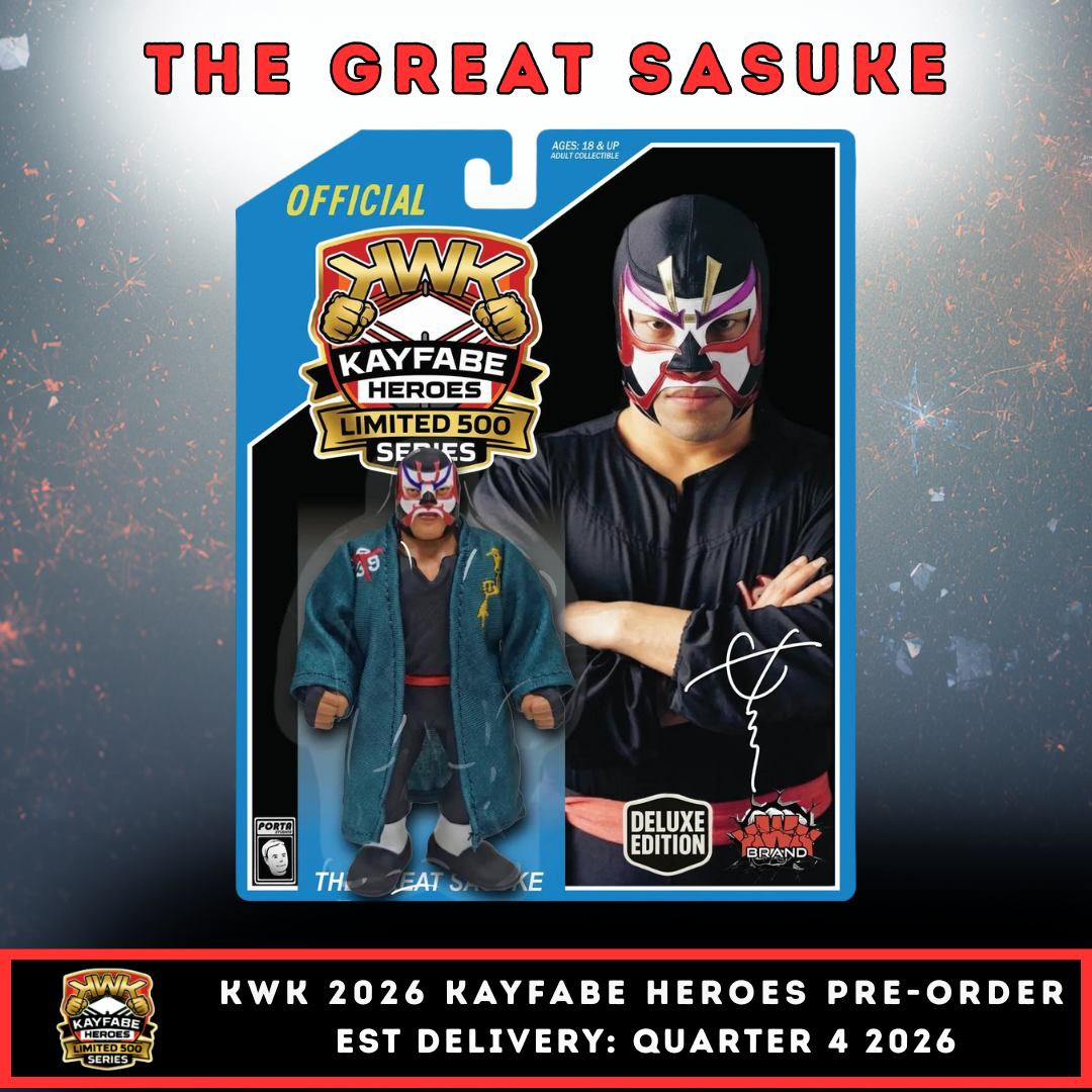 ***PRE-ORDER*** KWK 2026 Kayfabe Heroes Limited 500 The Great Sasuke