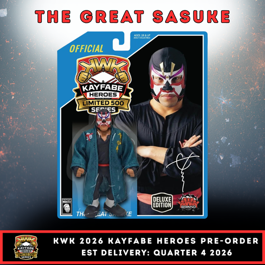 ***PRE-ORDER*** KWK 2026 Kayfabe Heroes Limited 500 The Great Sasuke