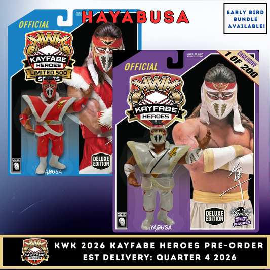 ***PRE-ORDER*** KWK 2026 Kayfabe Heroes Hayabusa (Limited 500 & J+J Exclusive)