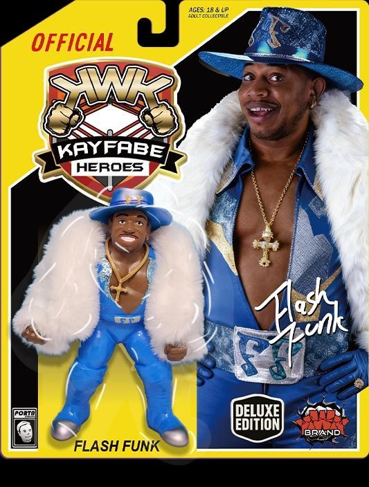***PRE-ORDER*** KWK 2025 Kayfabe Heroes Flash Funk
