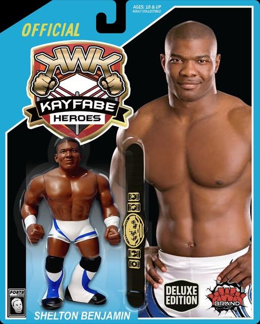 PRE-ORDER*** KWK 2026 Kayfabe Heroes Shelton Benjamin – J+J Figures