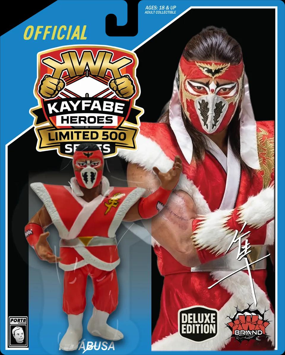 ***PRE-ORDER*** KWK 2026 Kayfabe Heroes The Great Sasuke vs. Hayabusa Bundles
