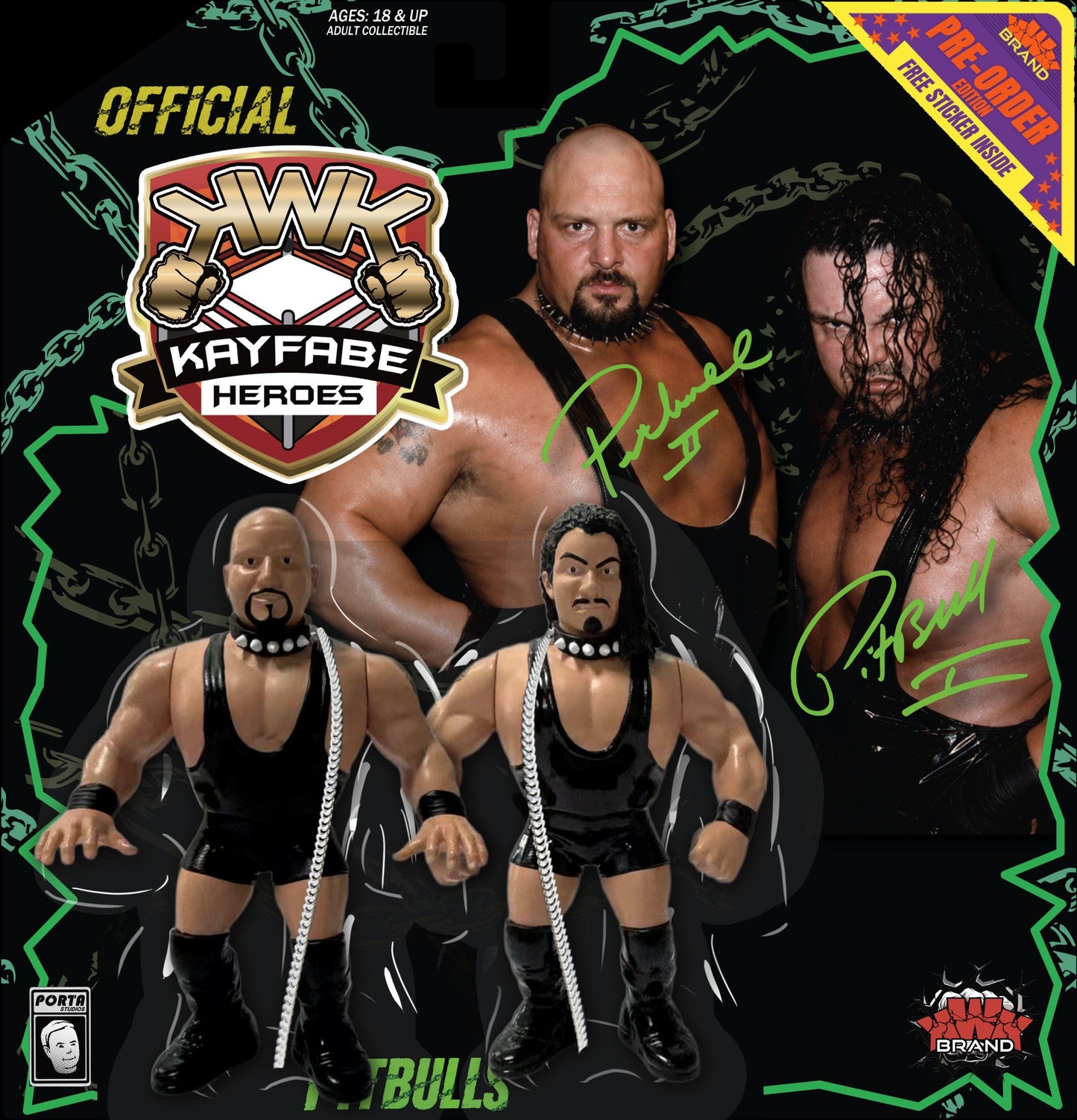 ***PRE-ORDER*** KWK 2026 Kayfabe Heroes The Pitbulls