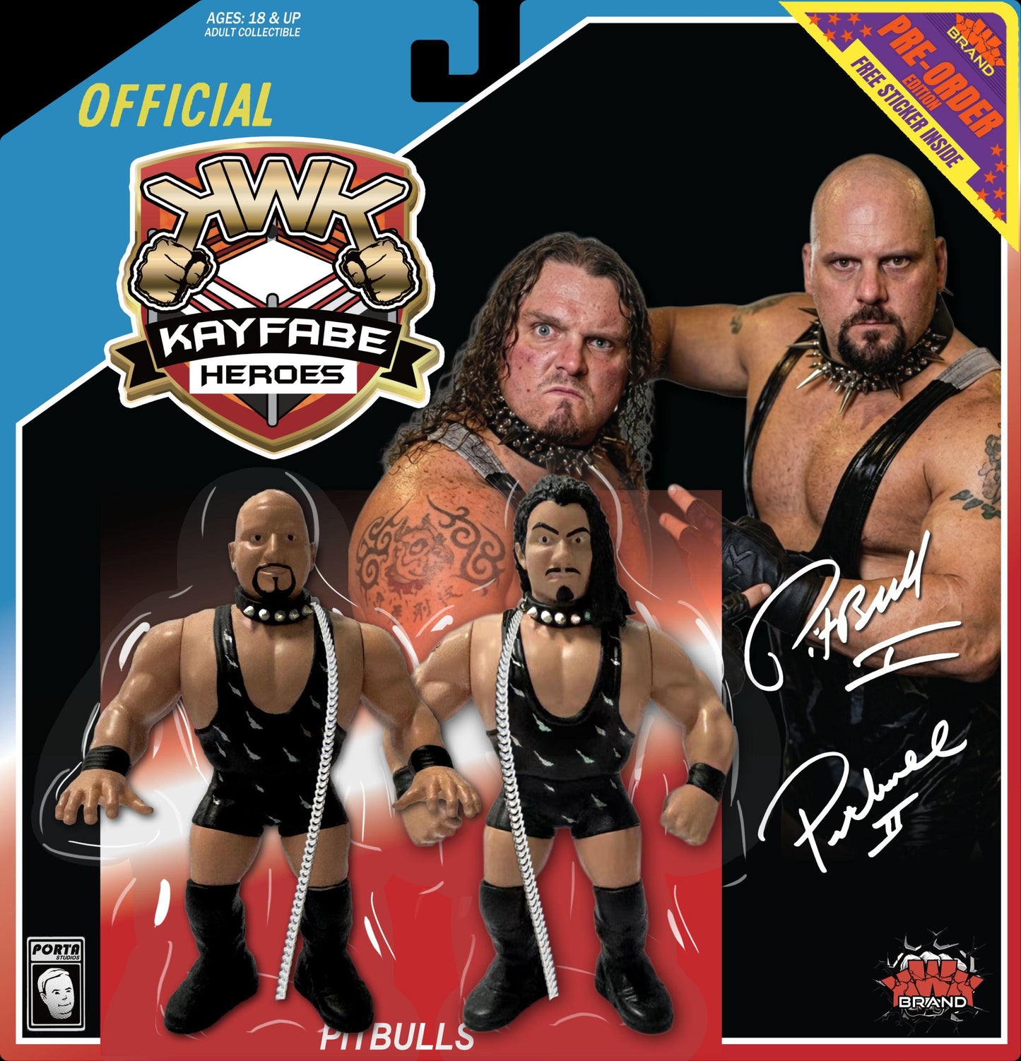 ***PRE-ORDER*** KWK 2026 Kayfabe Heroes The Pitbulls