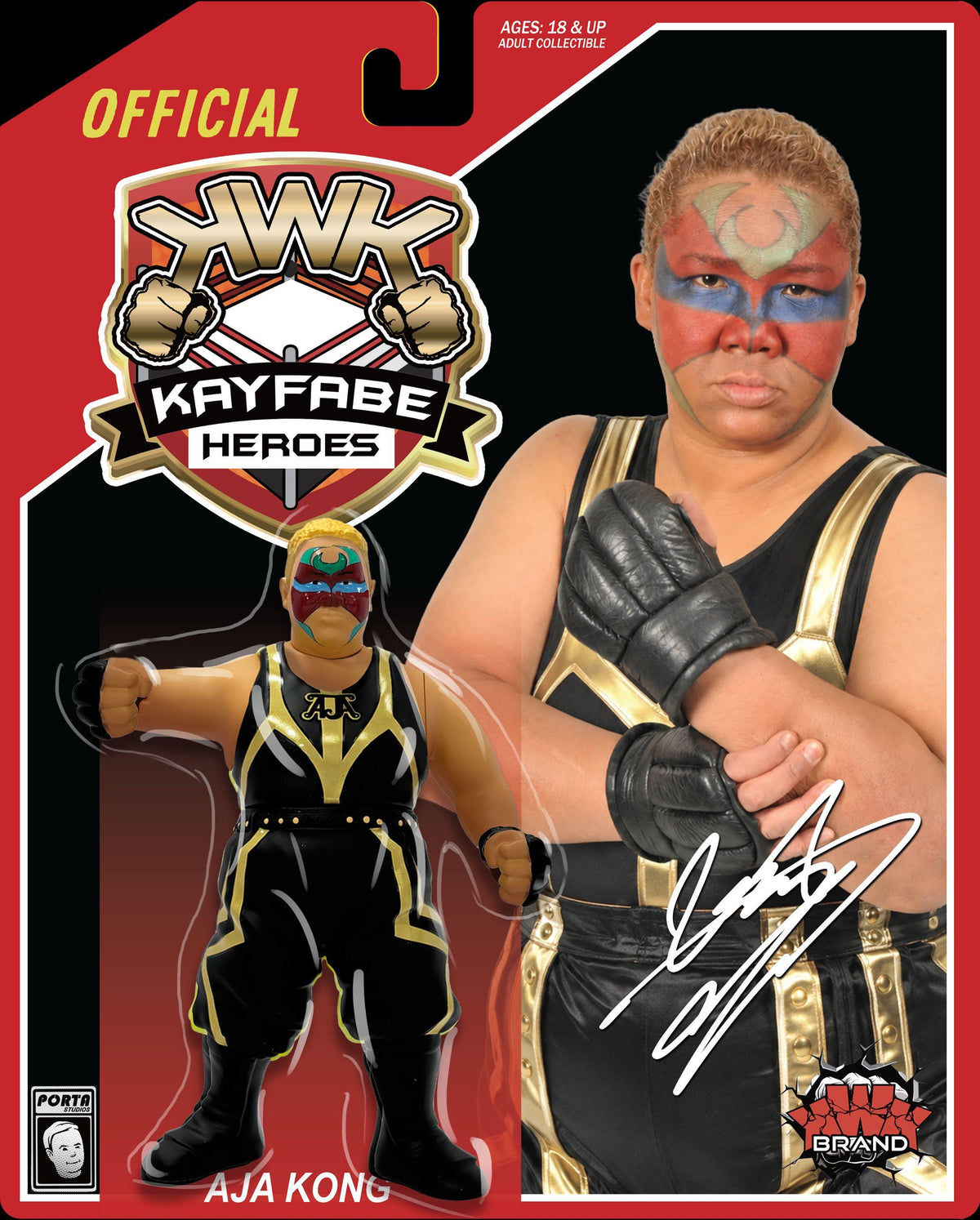 ***PRE-ORDER*** KWK 2026 Kayfabe Heroes Aja Kong