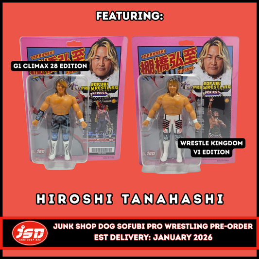 ***PRE-ORDER*** Junk Shop Dog Sofubi Pro Wrestling Series 5 Hiroshi Tanahashi