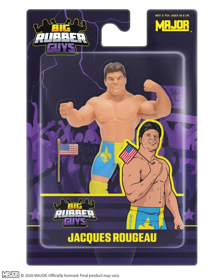 ***PRE-ORDER*** Major Big Rubber Guys 18 The Rougeau Brothers (Jacques & Raymond)