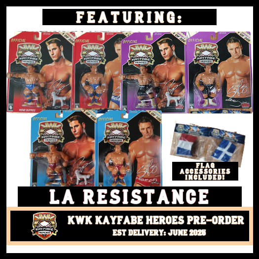 ***PRE-ORDER*** KWK Kayfabe Heroes 2 La Resistance