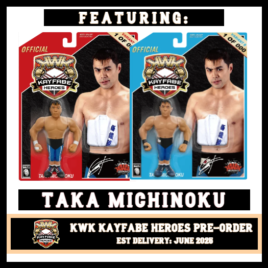 ***PRE-ORDER*** KWK Kayfabe Heroes 2 Taka Michinoku