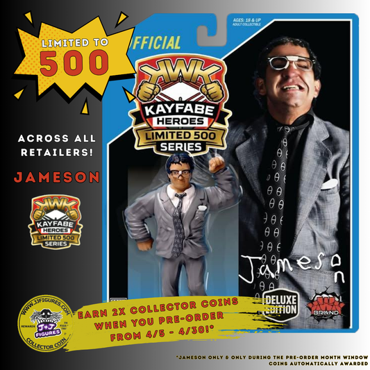***PRE-ORDER*** KWK 2026 Kayfabe Heroes Limited 500 Series Jameson