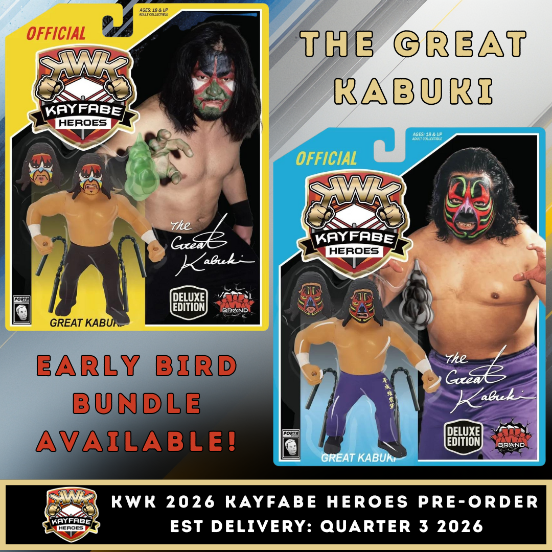 ***PRE-ORDER*** KWK 2026 Kayfabe Heroes The Great Kabuki