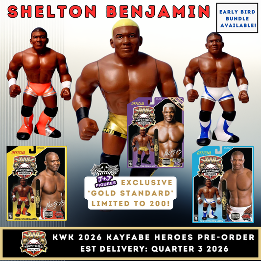 ***PRE-ORDER*** KWK 2026 Kayfabe Heroes Shelton Benjamin