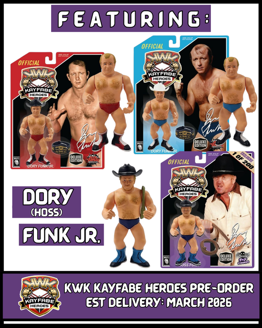 ***PRE-ORDER*** KWK 2026 Kayfabe Heroes Dory Funk Jr.