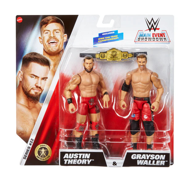 ***PRE-ORDER*** Main Event Showdown 22 - Set of 3 (Austin Theory & Grayson Waller, Bianca Belair & Jade Cargill, & Cody Rhodes vs. AJ Styles)