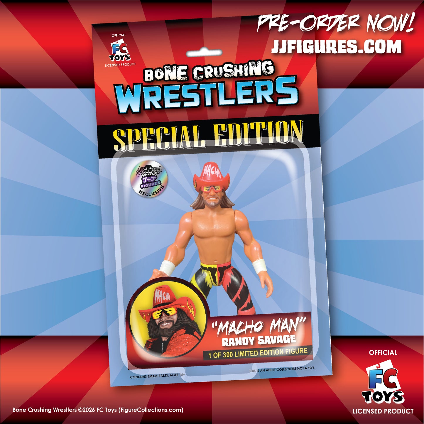 ***PRE-ORDER*** FC Bone Crushing Wrestlers 3 Macho Man Randy Savage
