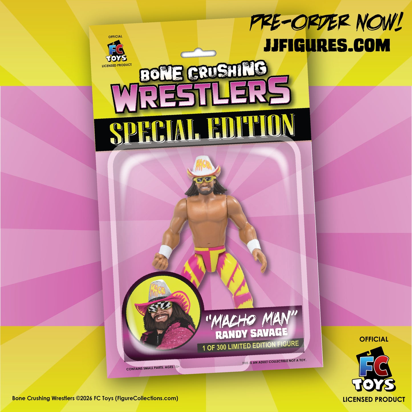 ***PRE-ORDER*** FC Bone Crushing Wrestlers 3 Macho Man Randy Savage