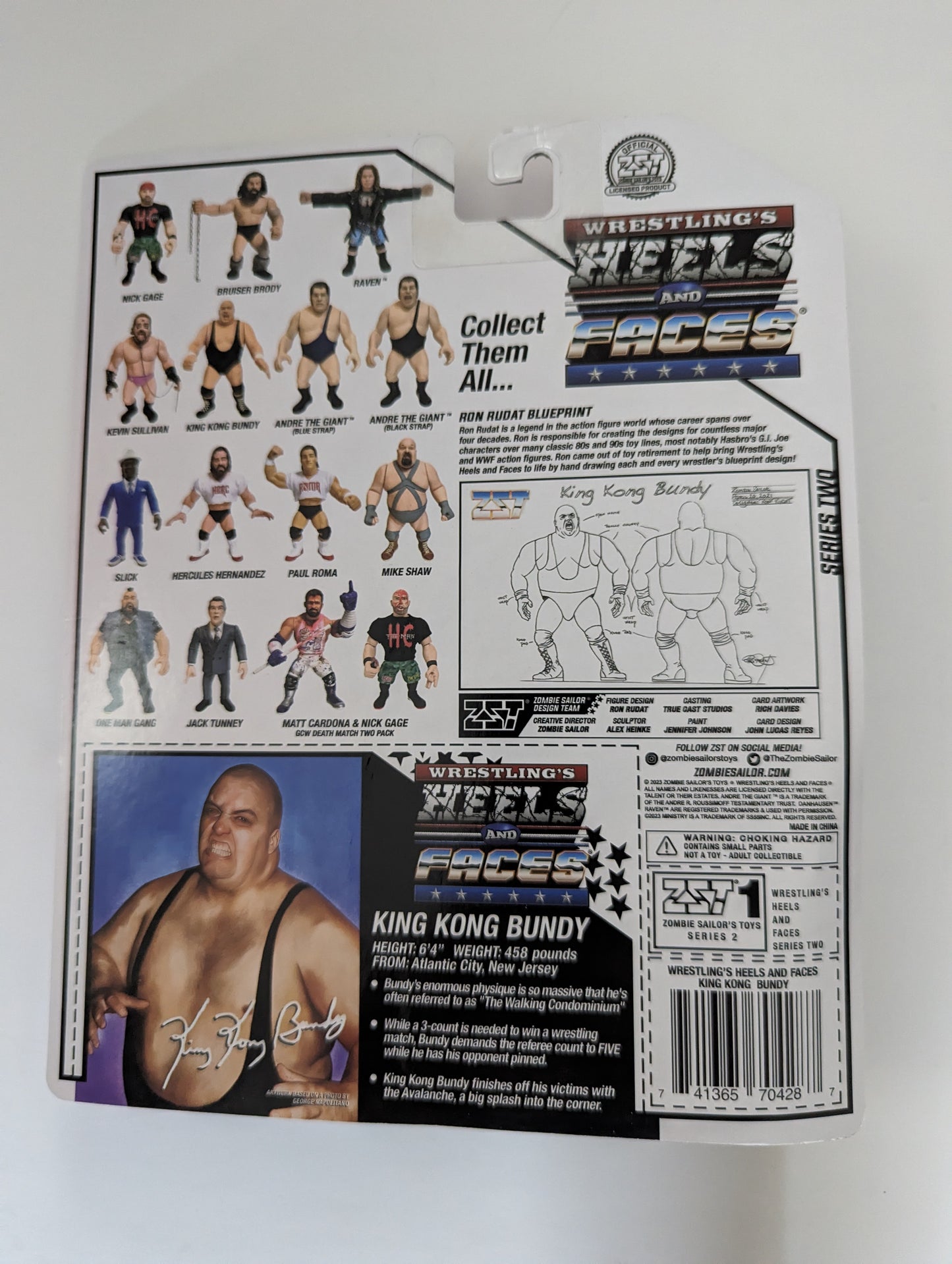 Zombie Sailor Heels & Faces 2 King Kong Bundy