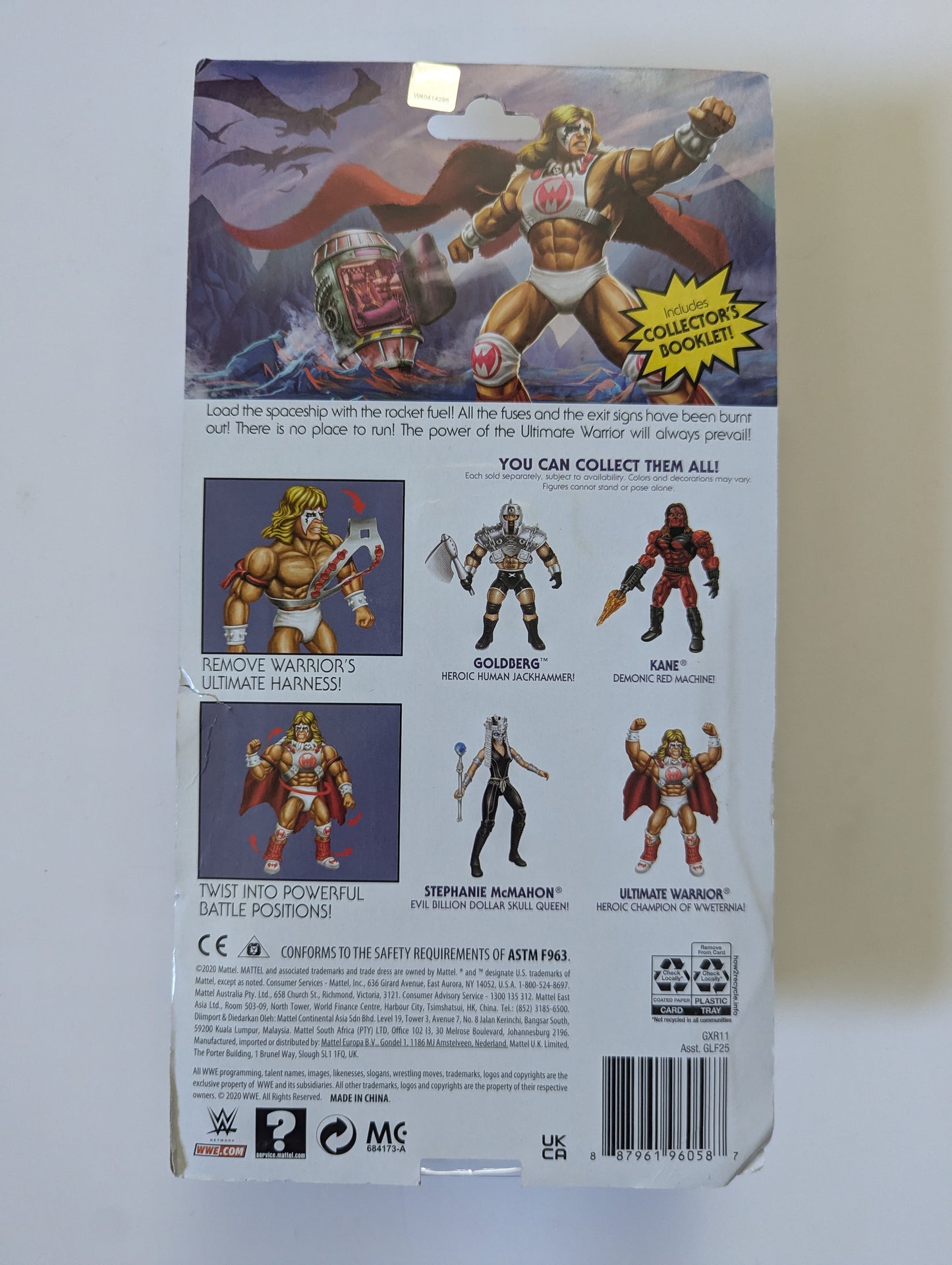 Masters of the WWE Universe Wave 6 Ultimate Warrior