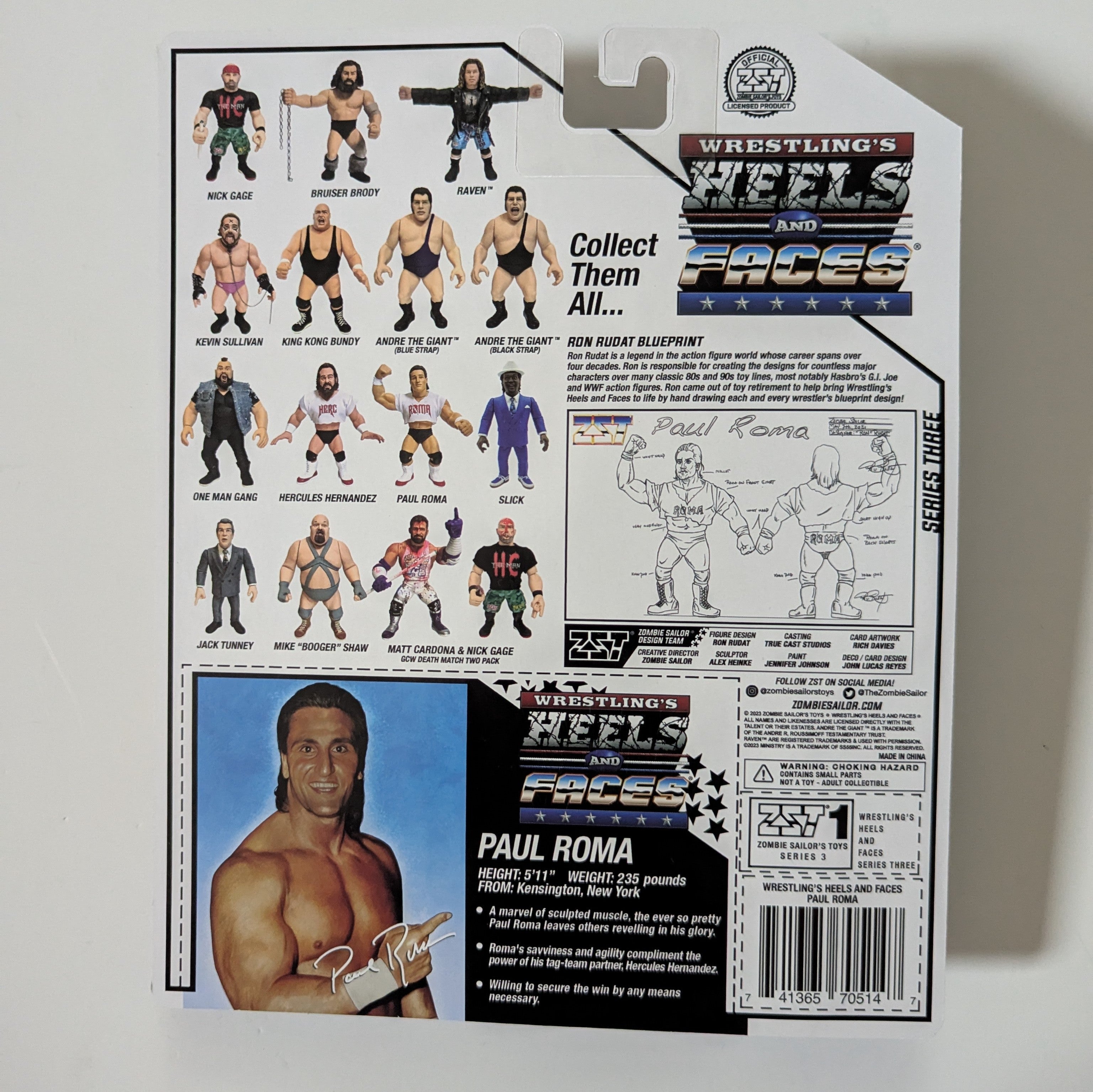 1992年CMLL ルチャドーレス ラヨ・デ・ハリスコフィギュア Zombie Sailor Heels & Faces 3 Power & Glory (Hercules Hernandez