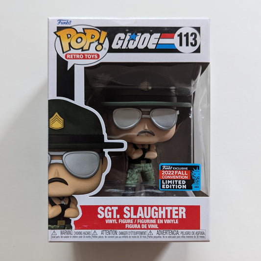 Funko Hasbro POP! 2022 New York Comic Con Exclusive Sgt. Slaughter (#113)