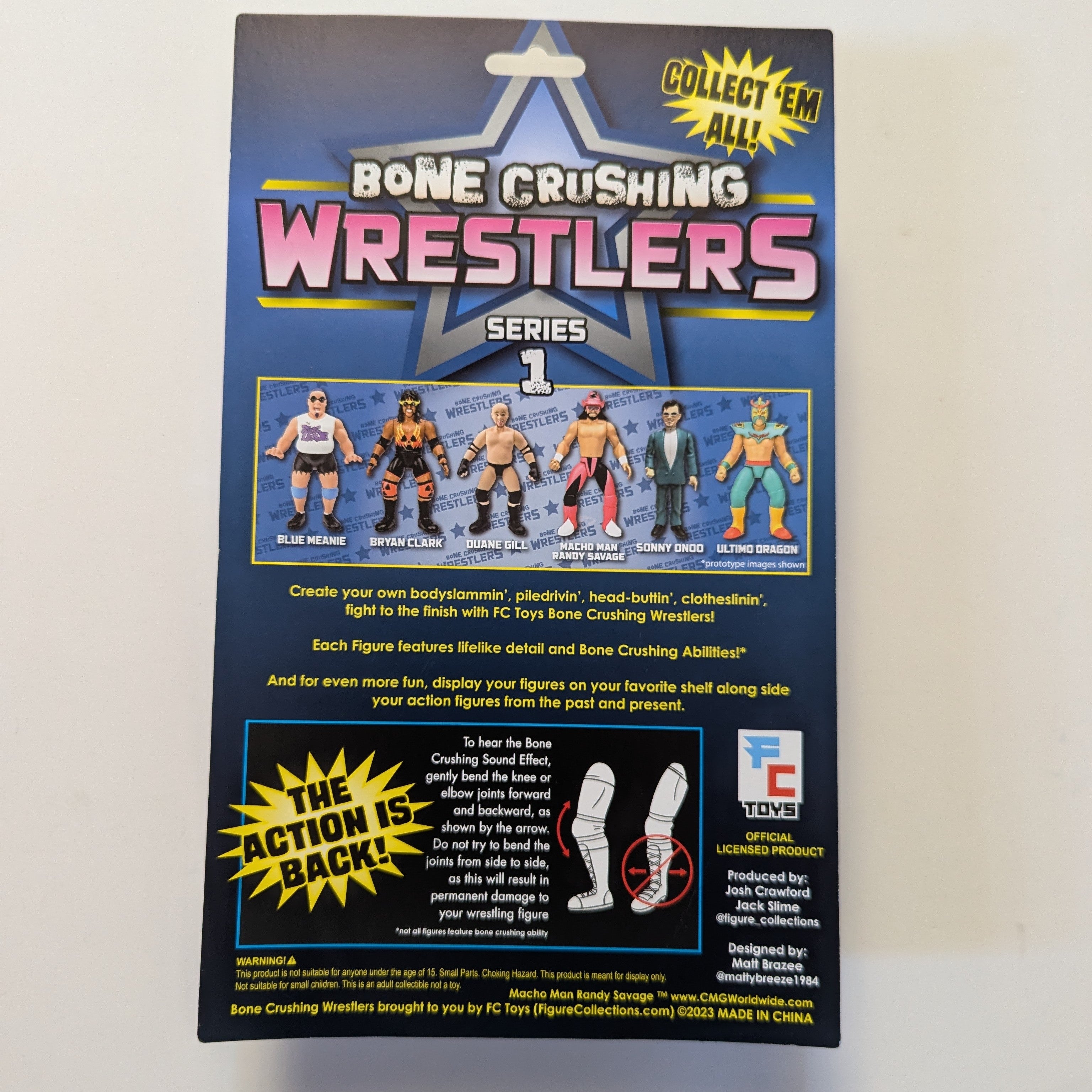 ディズニー、バイナルメーション（プロレス） IN STOCK** JAMES MITCHELL Bone Crushing Wrestlers Ringside