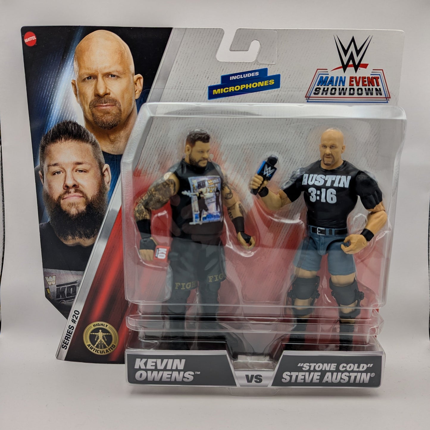 Main Event Showdown 20 Bundle of 3 (Damian Priest & Finn Balor, GUNTHER vs. The Miz, & Steve Austin vs. Kevin Owens)