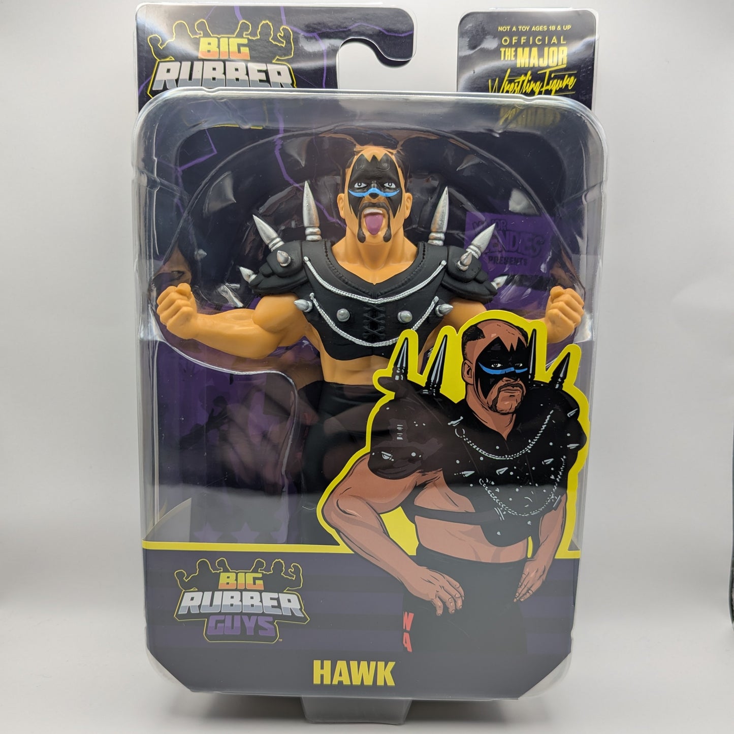 Major Wrestling Figure Podcast Big Rubber Guys 8 Bundle of 4 (Ethan Page, Matt Hardy, & The Road Warriors [Animal & Hawk])